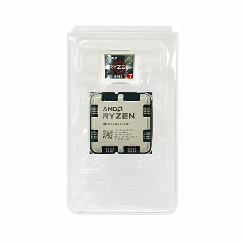 AMD R 7 7700 Gaming CPU L2+L3 Cache 40MB Zen 4 8core 16 thread AM5 65W TSMC 5nm FinFET PCIe 5.0 AMD Radeon™Graphics