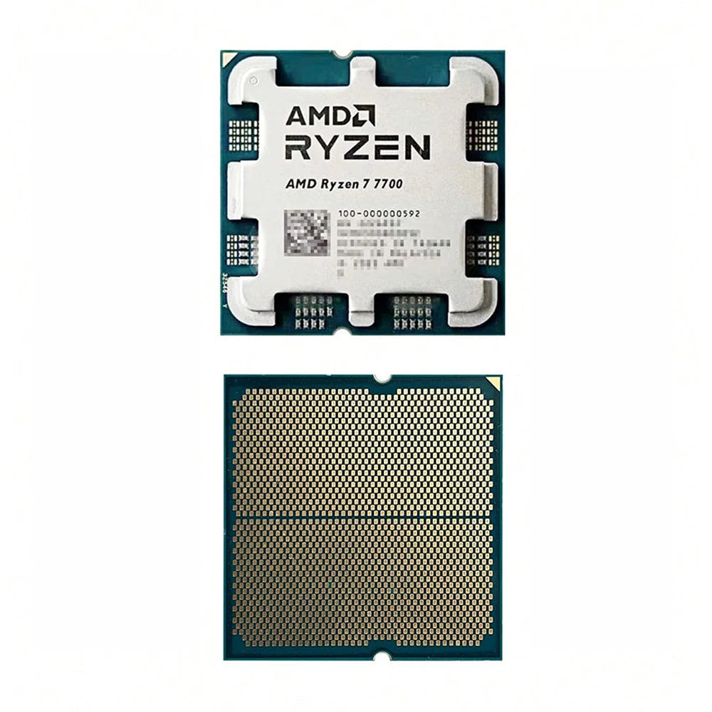 AMD R 7 7700 Gaming CPU L2+L3 Cache 40MB Zen 4 8core 16 thread AM5 65W TSMC 5nm FinFET PCIe 5.0 AMD Radeon™Graphics