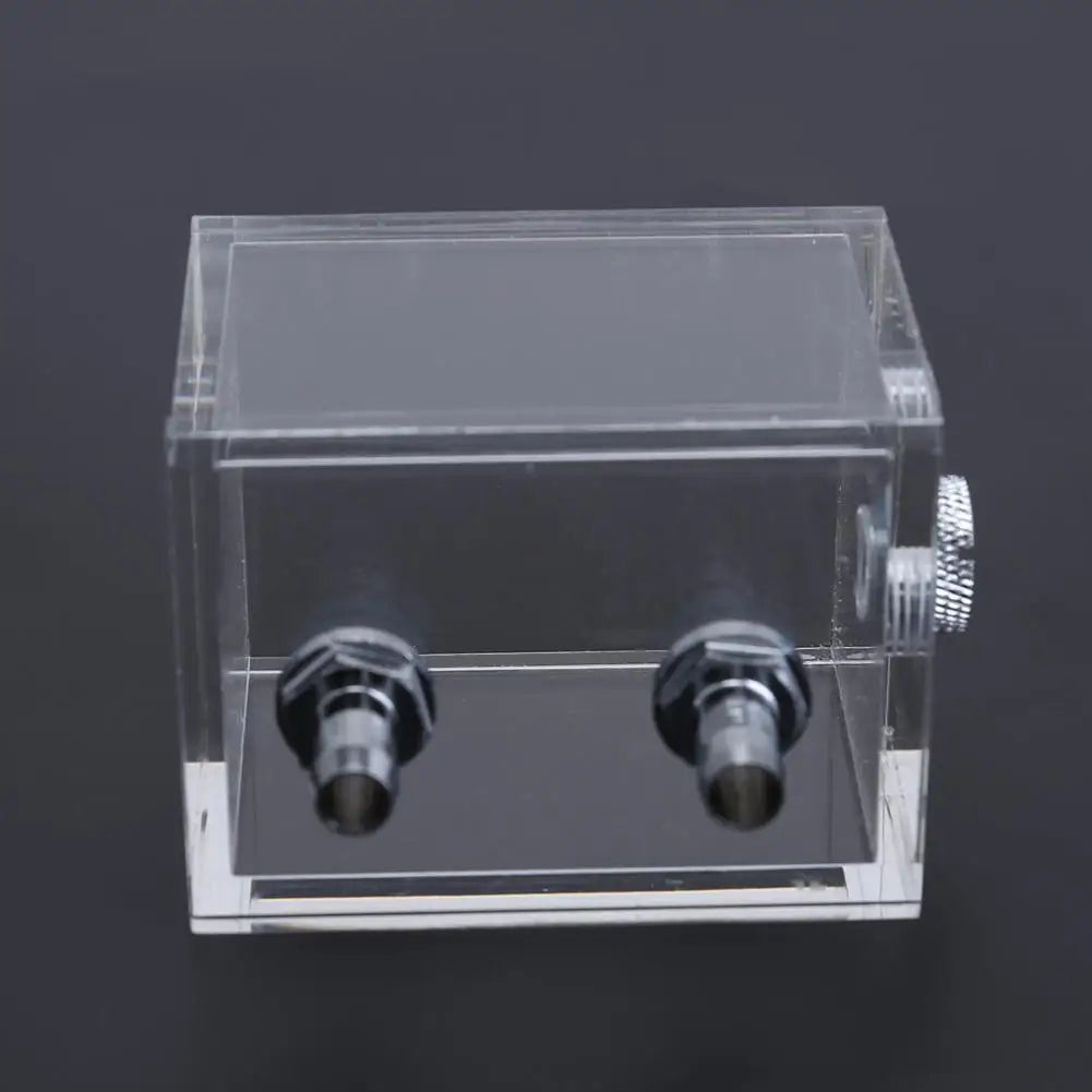 200ML Water Tank G1/4 2 thread for PC Water Cooling System with 2pcs Tube Connecters 1pc Block for PC Cooling Fan