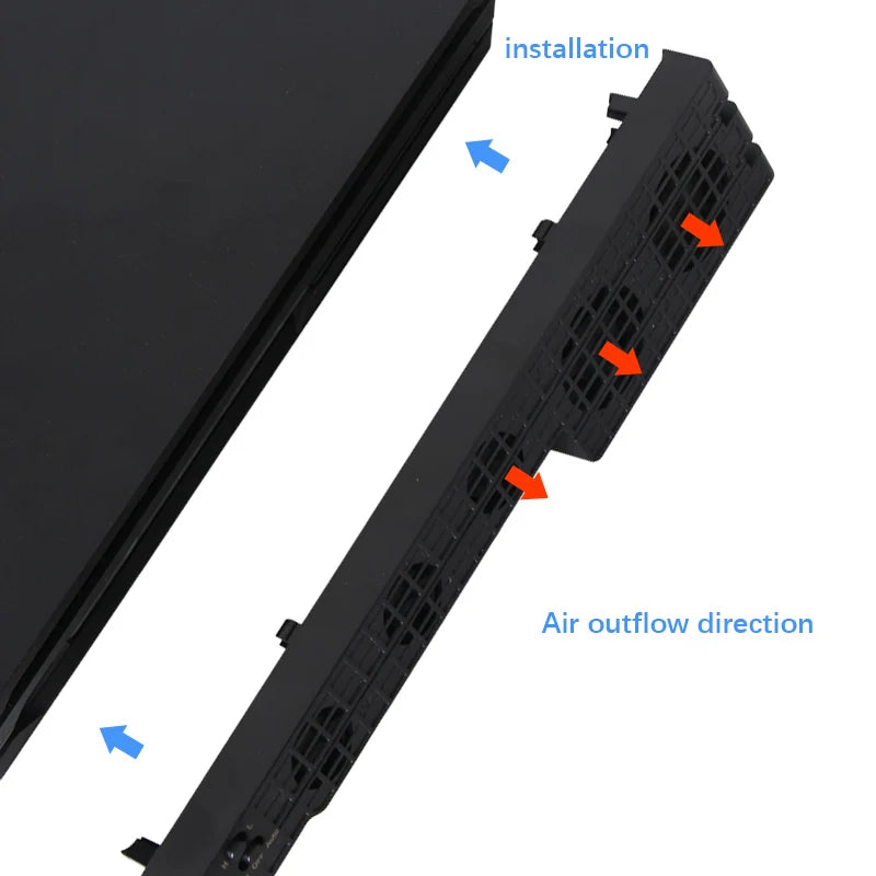 Cooling Fan for PS4 PRO Gaming Console Auto Intelligent Cooler Heat Sink Coolingpad for Playstation PS4 Pro Console