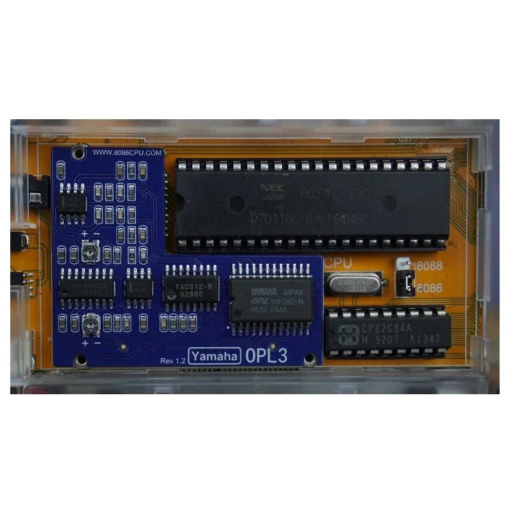Pocket8086 Retro DOS Computer Windows3.0 8086 CPU Black