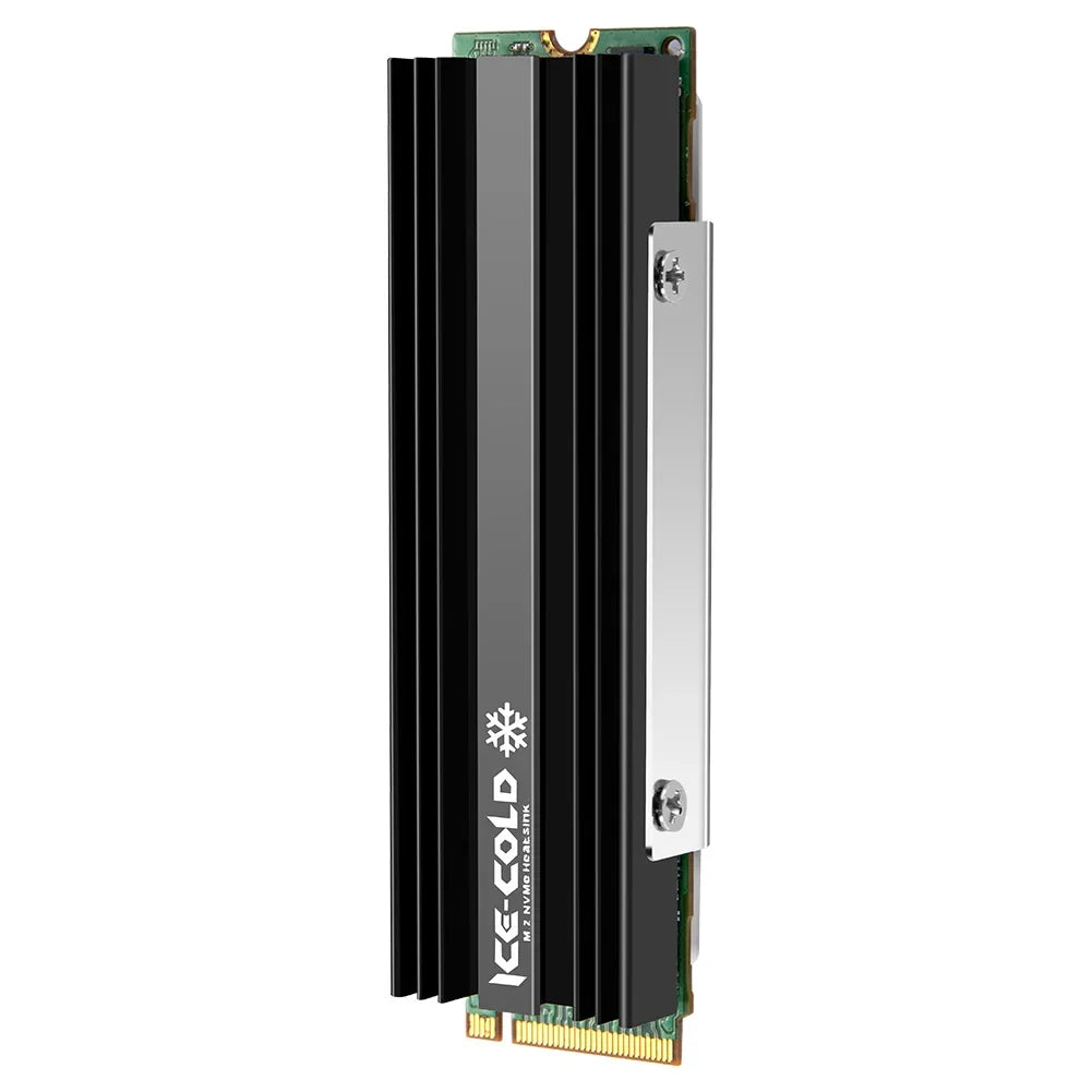 M.2 NGFF NVME 2280 SSD Heatsink with Silicone Thermal Pad SSD Cooler Aluminum Alloy Cooling Cooler Radiator for PS5 Desktop PC