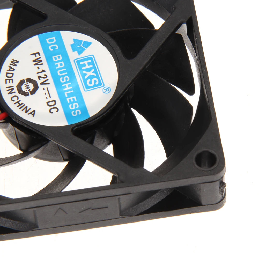 2/4PCS Portable Computer Case Cooler 12V 7cm 70mm PC CPU Cooling Cooler Fan