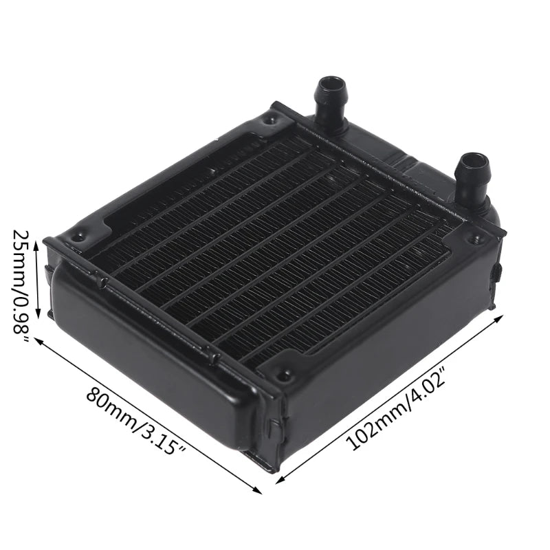 Cooling Drain Water Cool System Heat Exchanger Liquid Cooling Radiator for Pc Water Cooling System 60MM 80MM