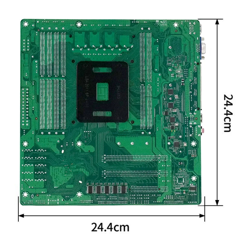 New C612 Motherboard Kit 2680 V4 DDR4 64GB for Servers Firewalls Vpn Abonnement Virtual Machines Routers 4x2.5GE 10xSATA Raid