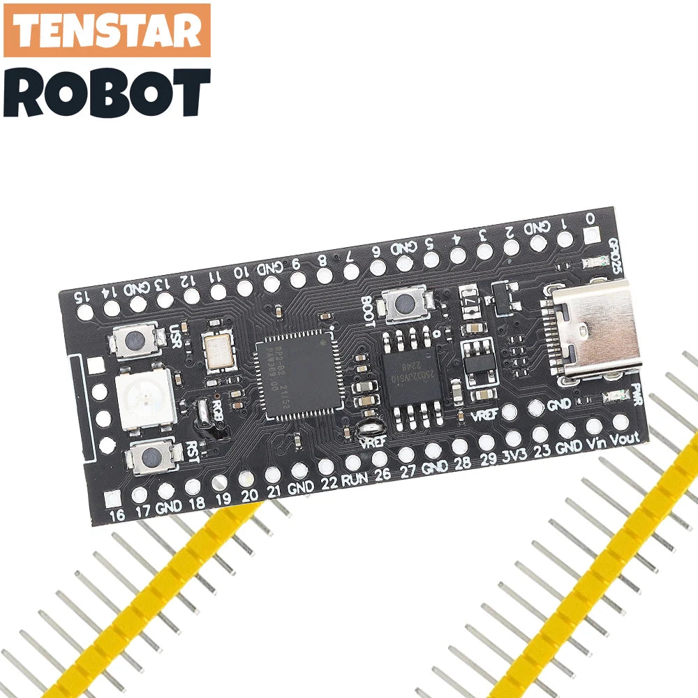 Pico Board RP2040 Dual-Core 264KB ARM Low-Power Microcomputers High-Performance Cortex-M0+ Processor For Raspberry Pi