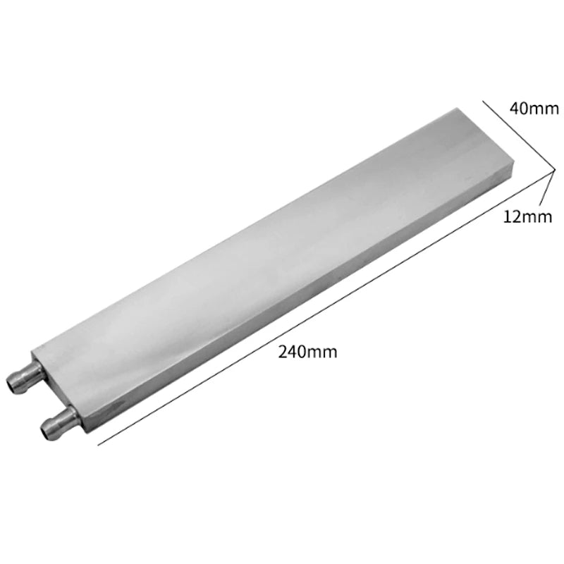 Aluminum CPU Radiator Cooler 30 40 80 120 160 200 240 250 300mm Processor PC Laptop Heat Sink,CPU GPU Water Cooling Block