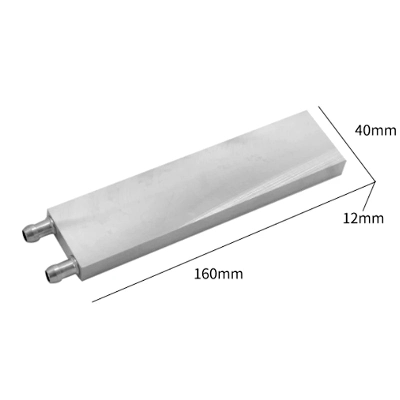 Aluminum CPU Radiator Cooler 30 40 80 120 160 200 240 250 300mm Processor PC Laptop Heat Sink,CPU GPU Water Cooling Block