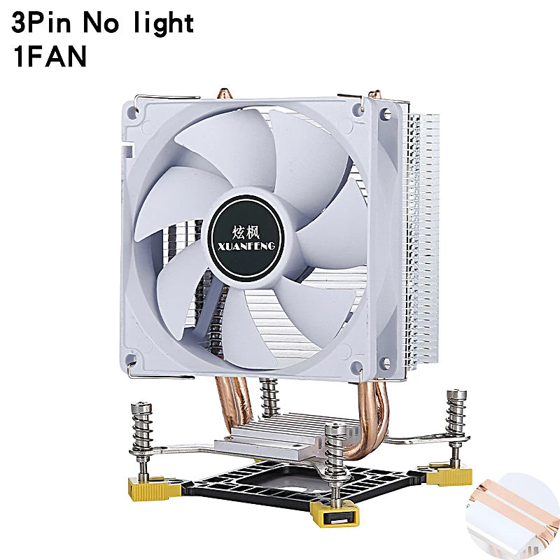 Efficient PC Cooling Fan 2/4/6 Heat Pipe CPU Cooler Processor Installing LGA775 115x 1200 1700 1366 1356 i3 i5 i7 PWM Air-cooled