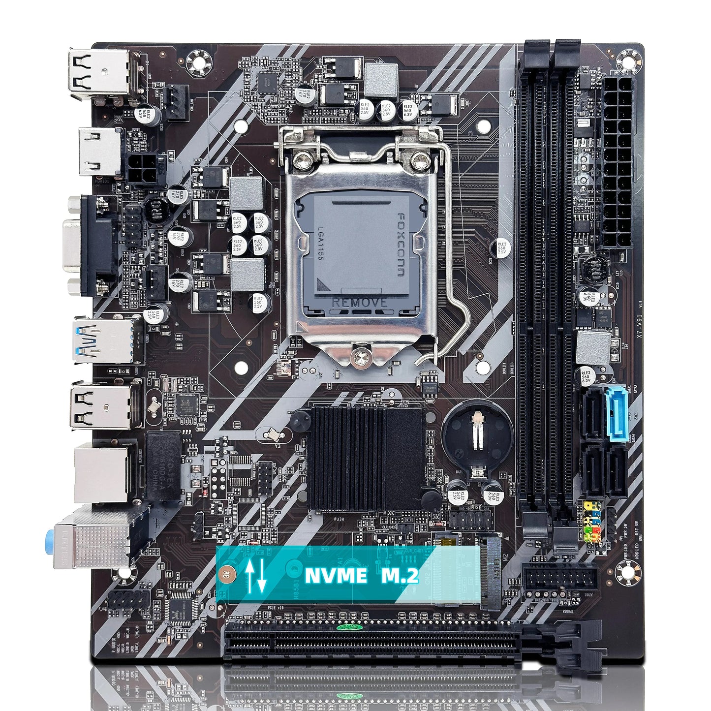 ZSUS B75 Motherboard LGA 1155 Desktop Motherboards Support DDR3 RAM With NVME M.2 Interface USB3.0 SATA3.0