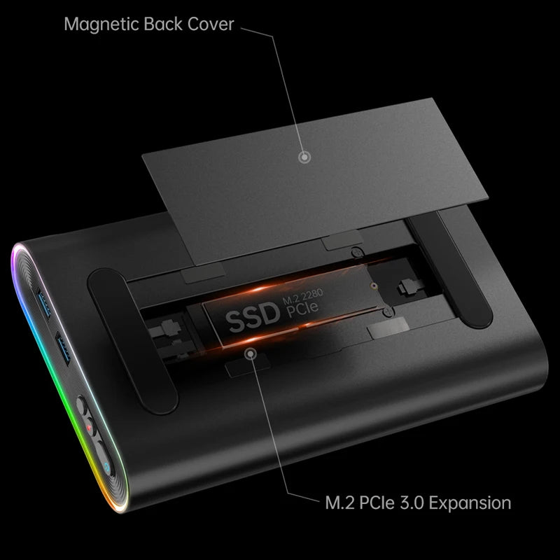 Onexplayer Onexgpu Mobile Graphic Card Dock Gpu AMD Radeon RX 760OMXT 8GB GDDR6 RDNA3 SSD Oculink Thunderbolt ,Follower Discount