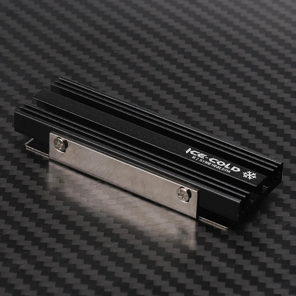 M.2 NGFF NVME 2280 SSD Heatsink with Silicone Thermal Pad SSD Cooler Aluminum Alloy Cooling Cooler Radiator for PS5 Desktop PC
