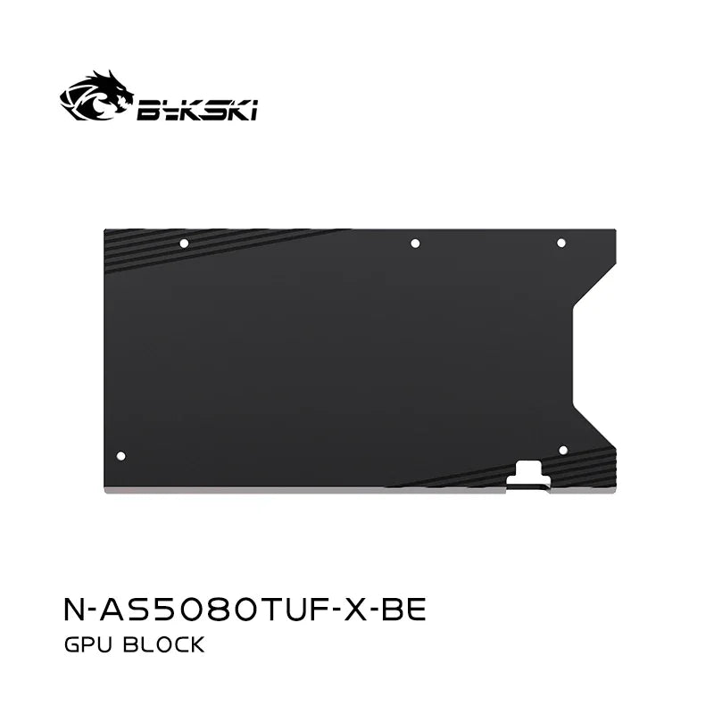 Bykski GPU Water Block Use for ASUS TUF RTX 5080 O16G GAMING Video Card / Full Cover PC Copper Radiator 5V ARGB N-AS5080TUF-X