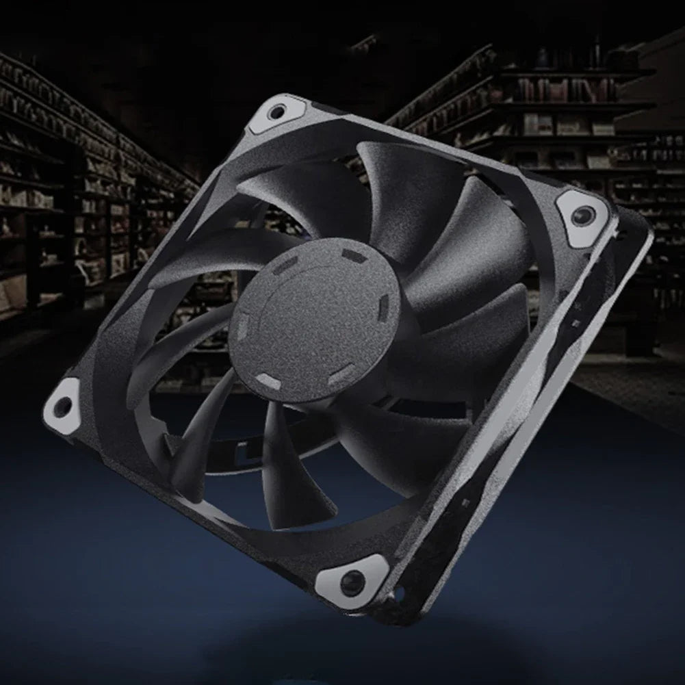 CPU Cooler 140mm Cooling Case Fan 4-Pin PWM Silent Cooling Fan 1800RPM with Hydraulic Bearing for Computer Cases Cooling