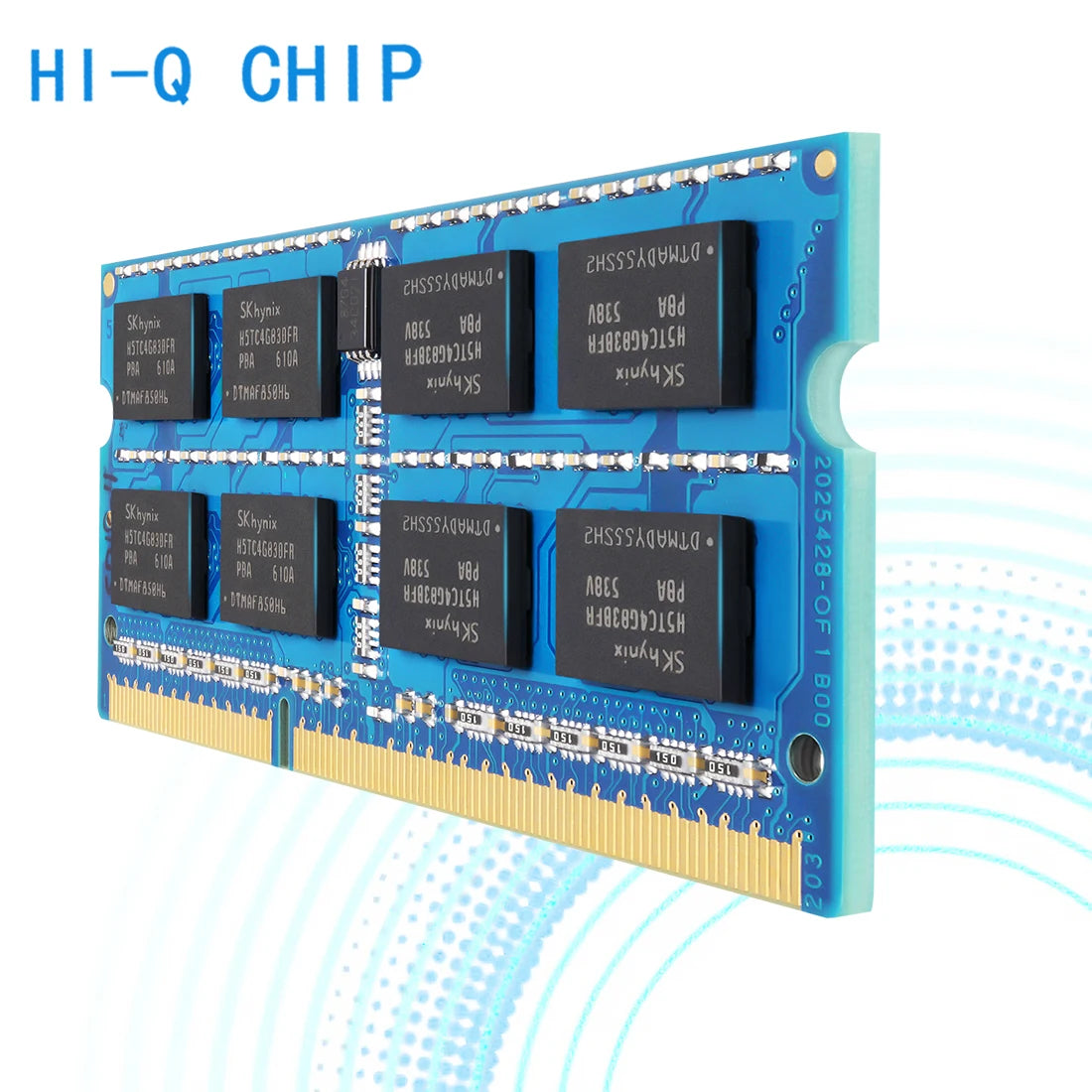 High Quality Tecmiyo Laptop Memory Ram 16GB ( 2X 8GB ) DDR3 1600MHz PC3-12800S 2RX8 SODIMM 1.5V Non-ECC Notebook Memoria - Blue