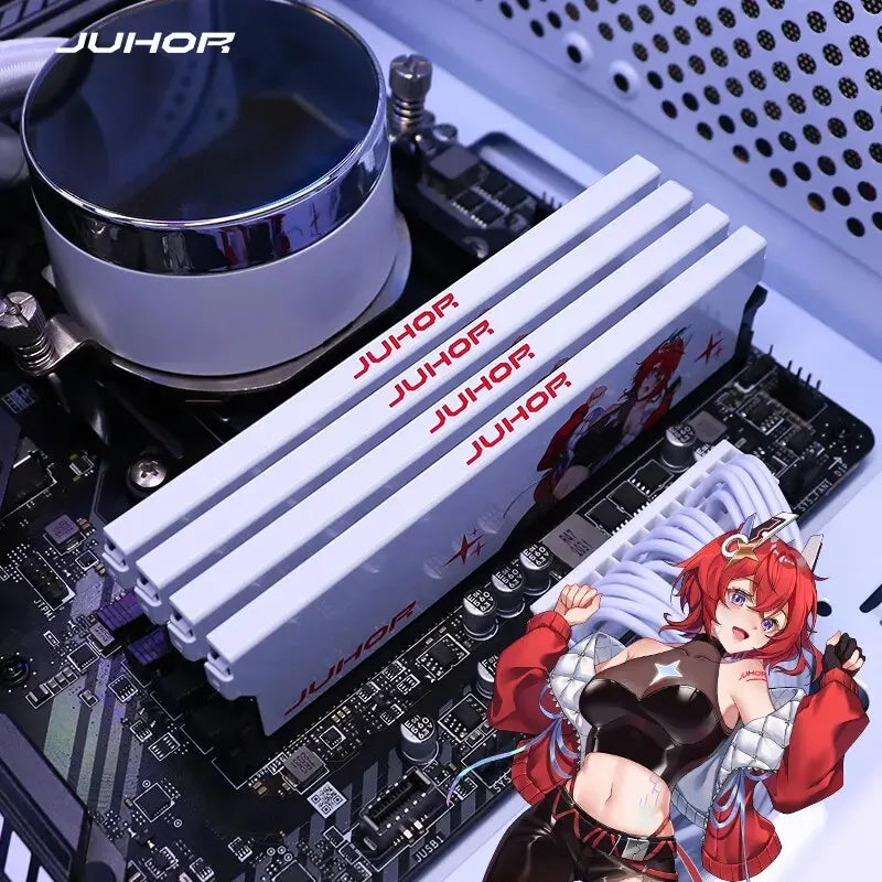 JUHOR Memoria Ram DDR4 (8GX2)3200MHz (16GX2)3200MHz 3600MHz 8GB 16GB Desktop Computer Gaming Dual Channel Memory