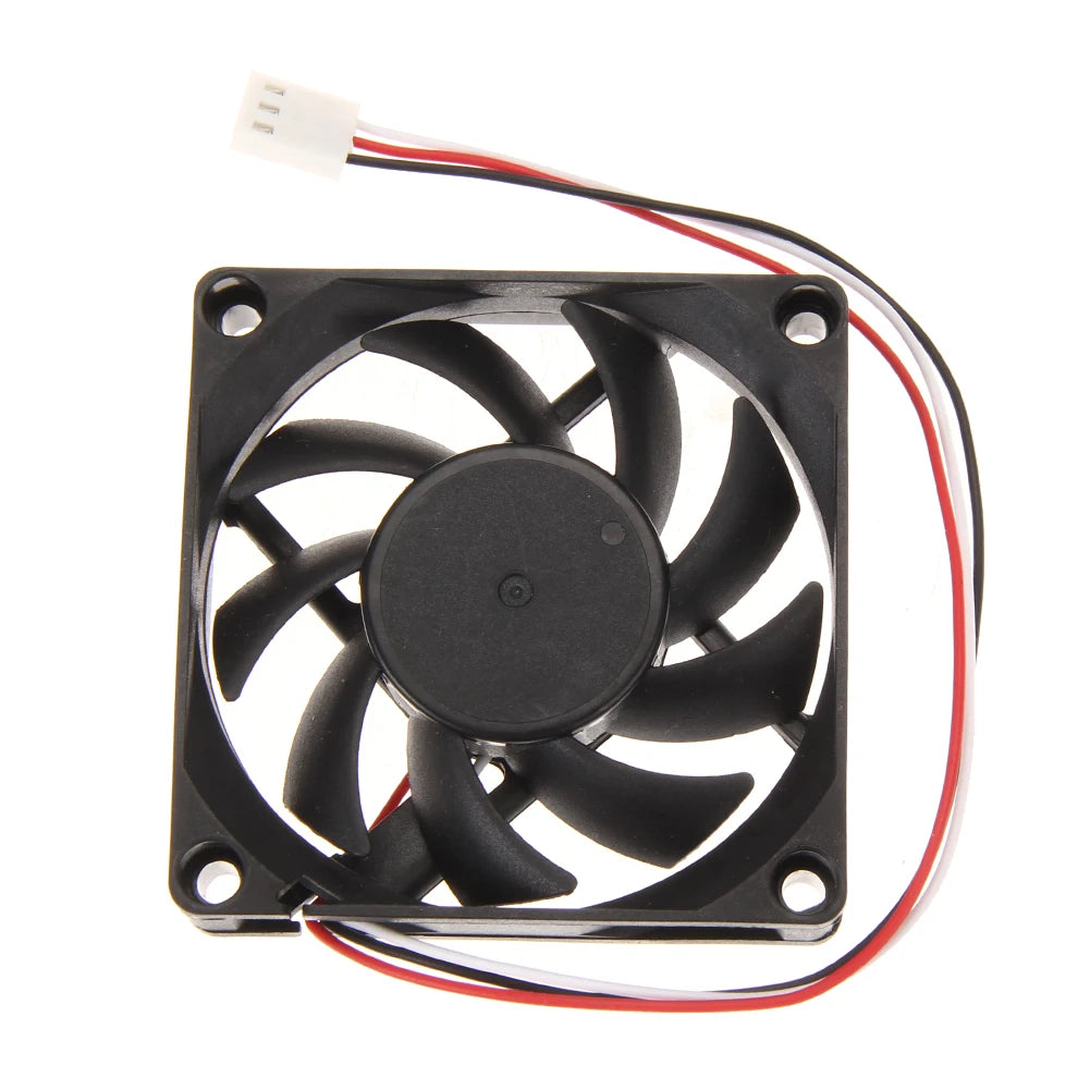 2/4PCS Portable Computer Case Cooler 12V 7cm 70mm PC CPU Cooling Cooler Fan