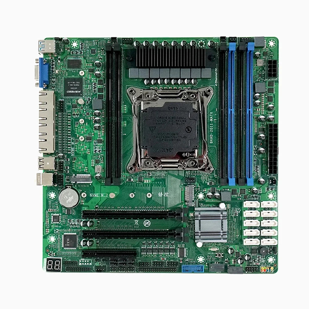 New C612 Motherboard Kit 2680 V4 DDR4 64GB for Servers Firewalls Vpn Abonnement Virtual Machines Routers 4x2.5GE 10xSATA Raid