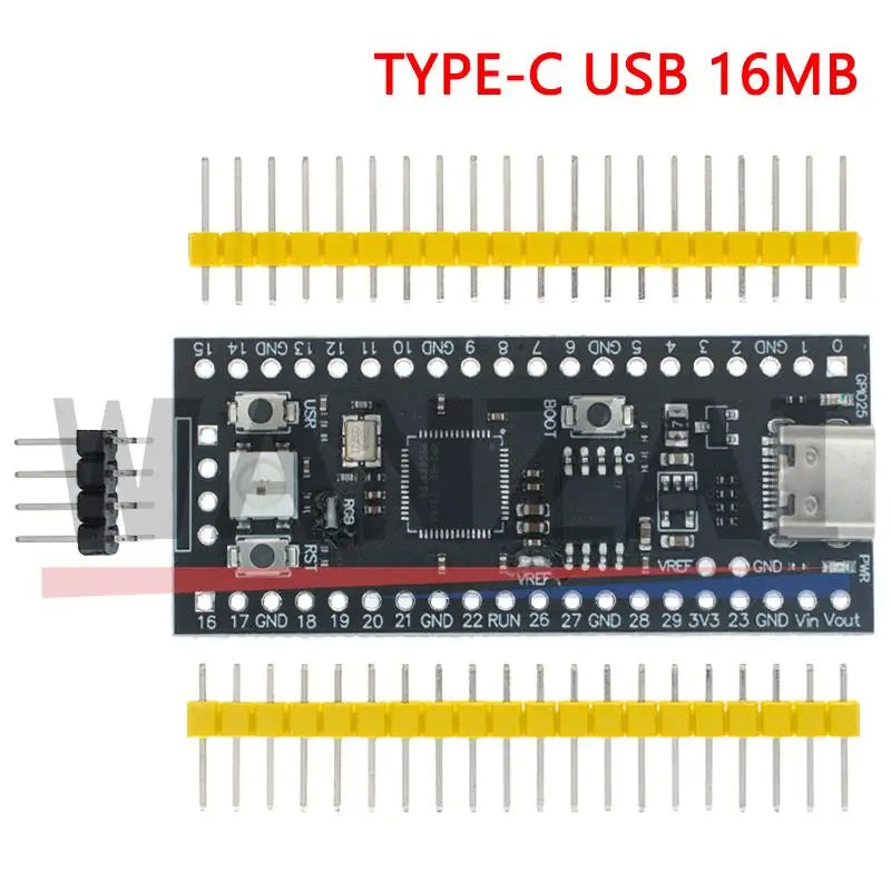 Official Raspberry Pi Pico Board RP2040 Dual-Core 264KB ARM Low-Power Microcomputers High-Performance Cortex-M0+ Processor
