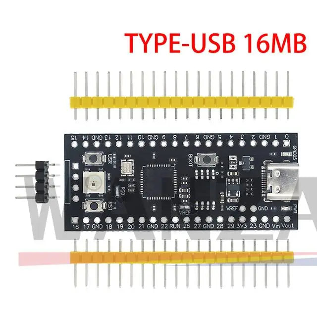 Official Raspberry Pi Pico Board RP2040 Dual-Core 264KB ARM Low-Power Microcomputers High-Performance Cortex-M0+ Processor