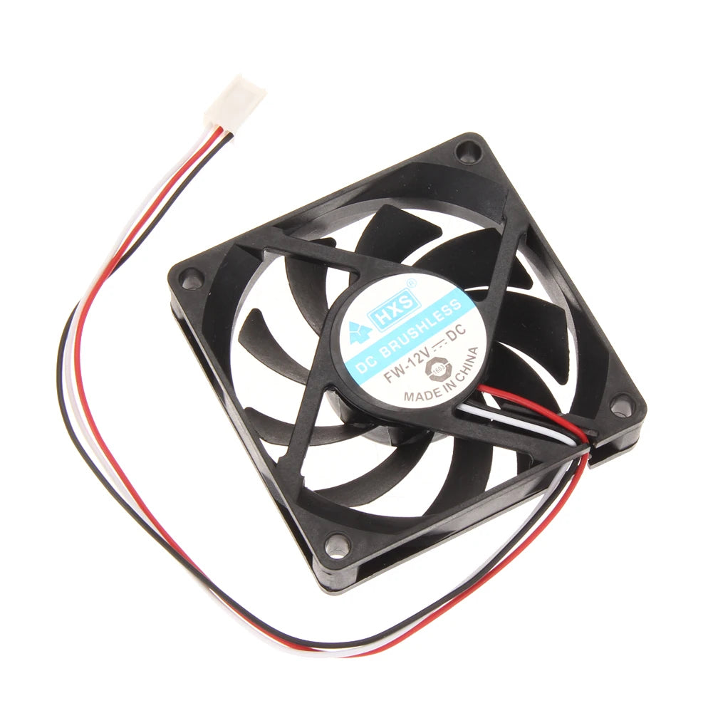 2/4PCS Portable Computer Case Cooler 12V 7cm 70mm PC CPU Cooling Cooler Fan
