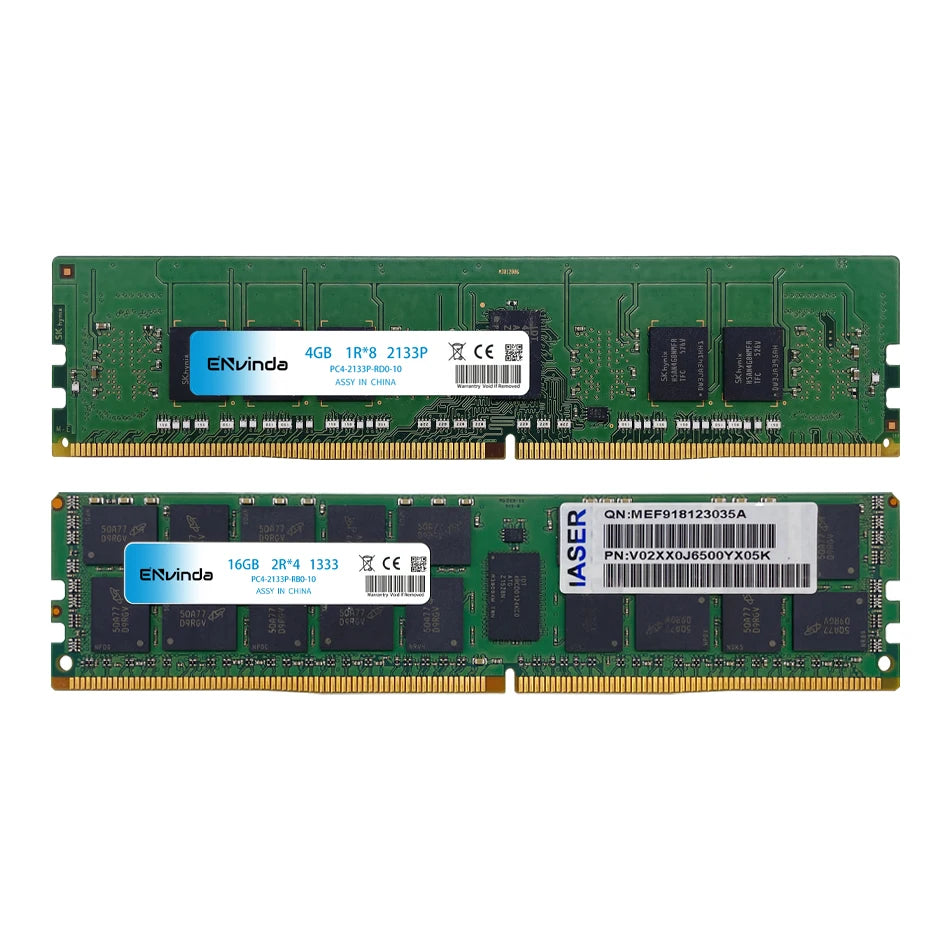 Server Memory DDR4 Ram 16GB 4GB 8GB 32GB PC4 2400MHz 2133MHz 2666MHz 2133P 2400T 2666V REG ECC Support X99 Motherboard