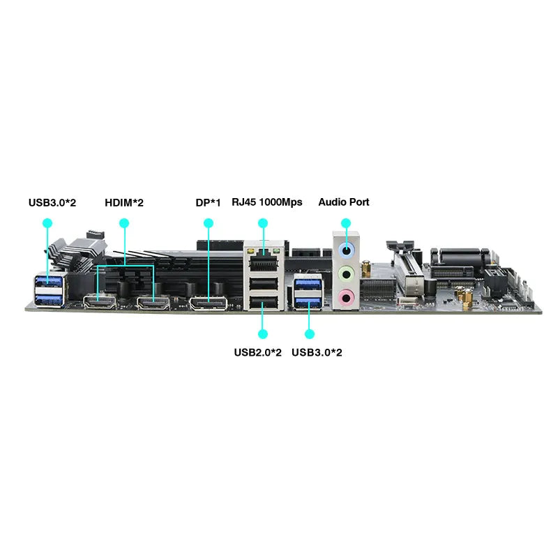 DIY Gaming Computer Motherboard with Onboard 11th Kit IntelCore CPU 0000 ES 2.6GH(Refer to Kit i9 1198** i9 11900) DDR4