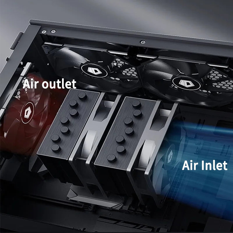 ID-COOLING XF-120-K PWM PC Case Fan 120mm CPU Cooling Fan Cooler Speed Control Silent Fan Hydraulic for Computer Case