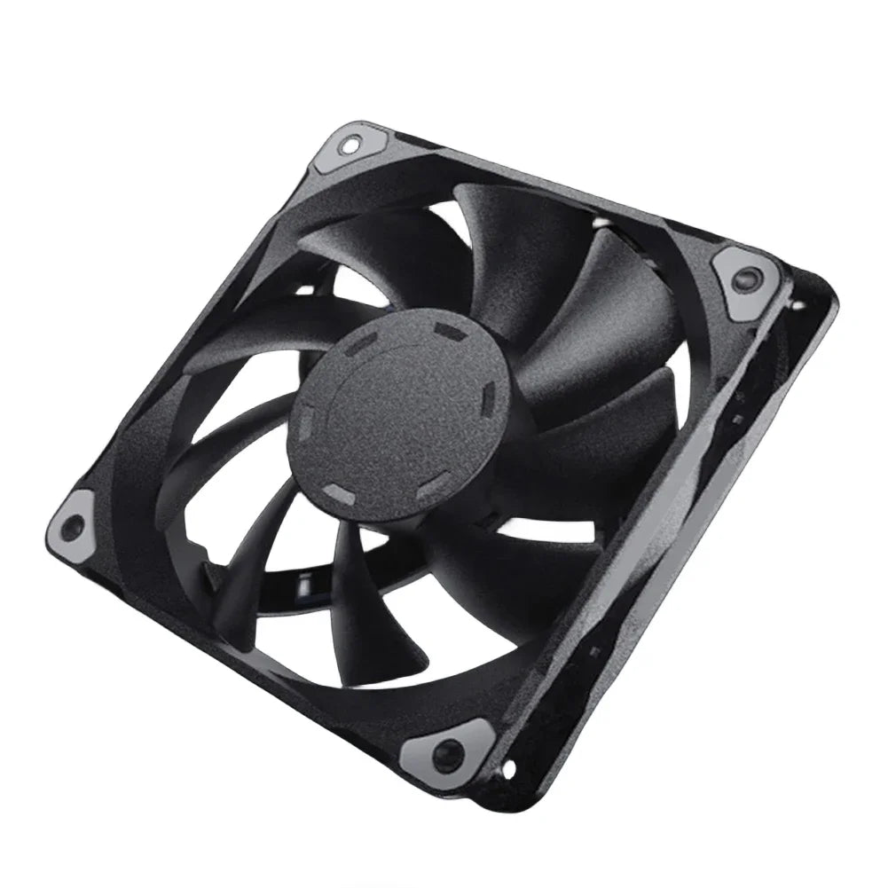 CPU Cooler 140mm Chassis Radiator 4-Pin PWM Silent Cooling Fan 1800RPM with Hydraulic Bearing for Computer Cases Cooling