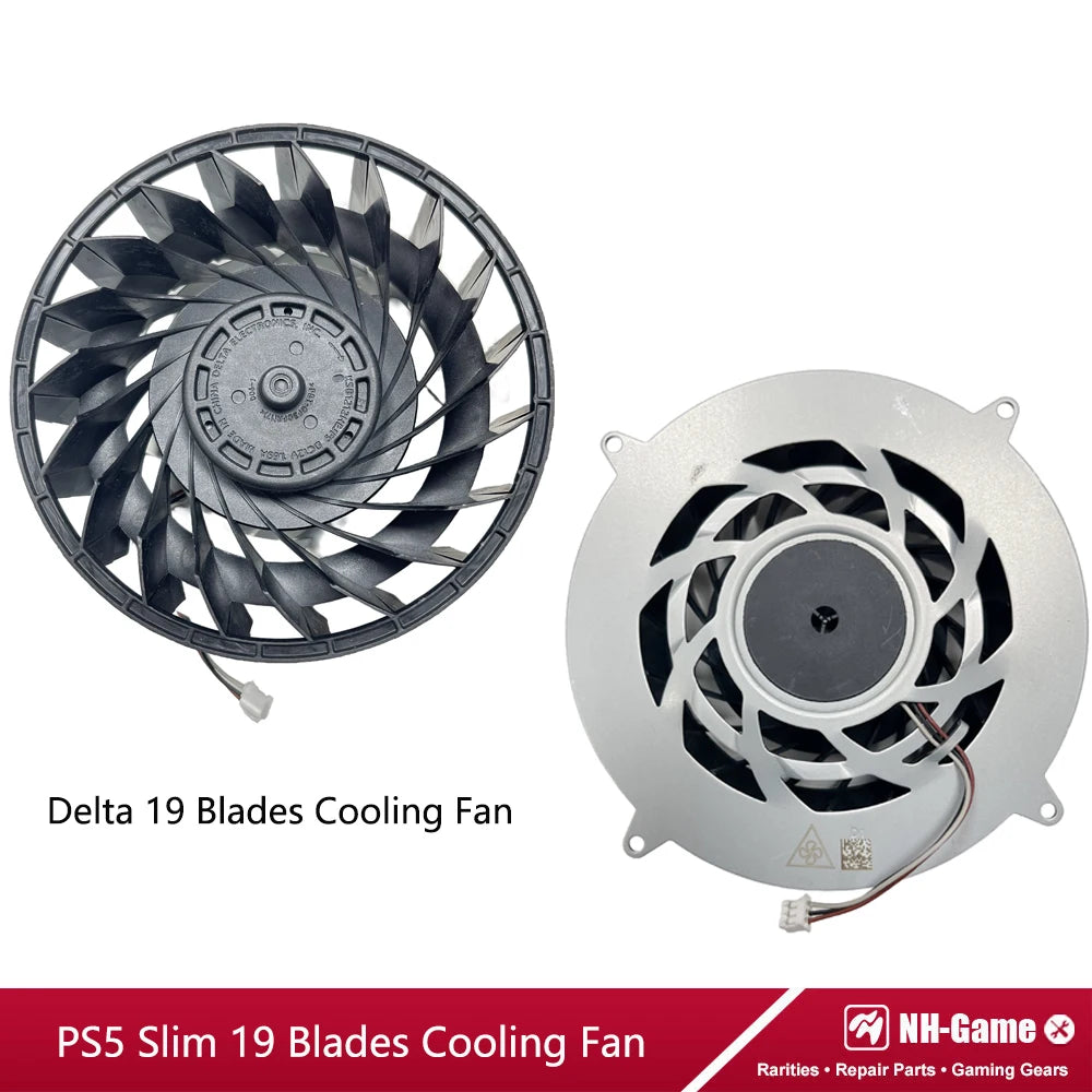With Tools 19 Blades Cooling Fan For PS5 Slim Console Internal Cooler Fan For ps5 Slim Host Heatsinks