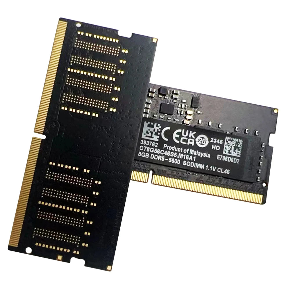 Memoria RAM DDR5 Notebook 4GB 8GB 16GB 32GB 4800MHz  5200MHz 5600MHz PC5 Laptop Sodimm Memory ddr4 16gb