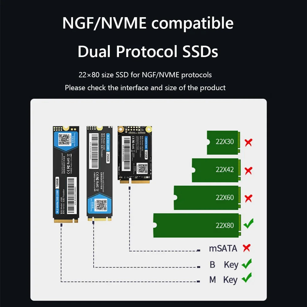M.2 NGFF NVME 2280 SSD Heatsink with Silicone Thermal Pad SSD Cooler Aluminum Alloy Cooling Cooler Radiator for PS5 Desktop PC