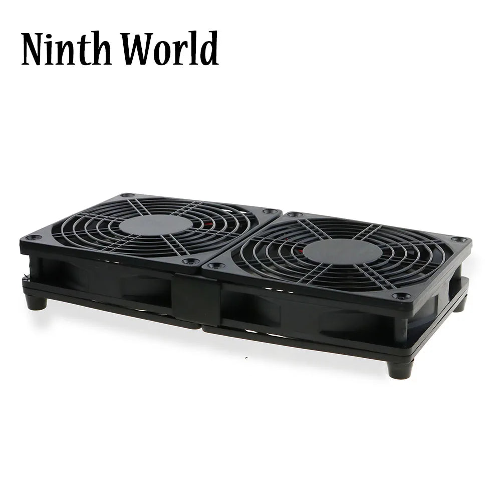 Router Cooling Fan DIY PC Cooler TV Box Wireless  Silent Quiet DC 5V USB Power 120mm 240mm Fan 12CM W/Screws Protective Net