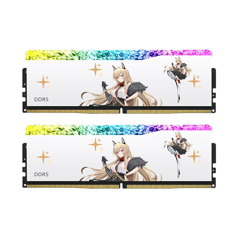 JUHOR Memoria Ram RGB DDR5 16GB 6400MHz  6800MHz 16GBx2pcs  UDIMM Desktop UDIMMRAM PC Computer Memory Hynix Chip