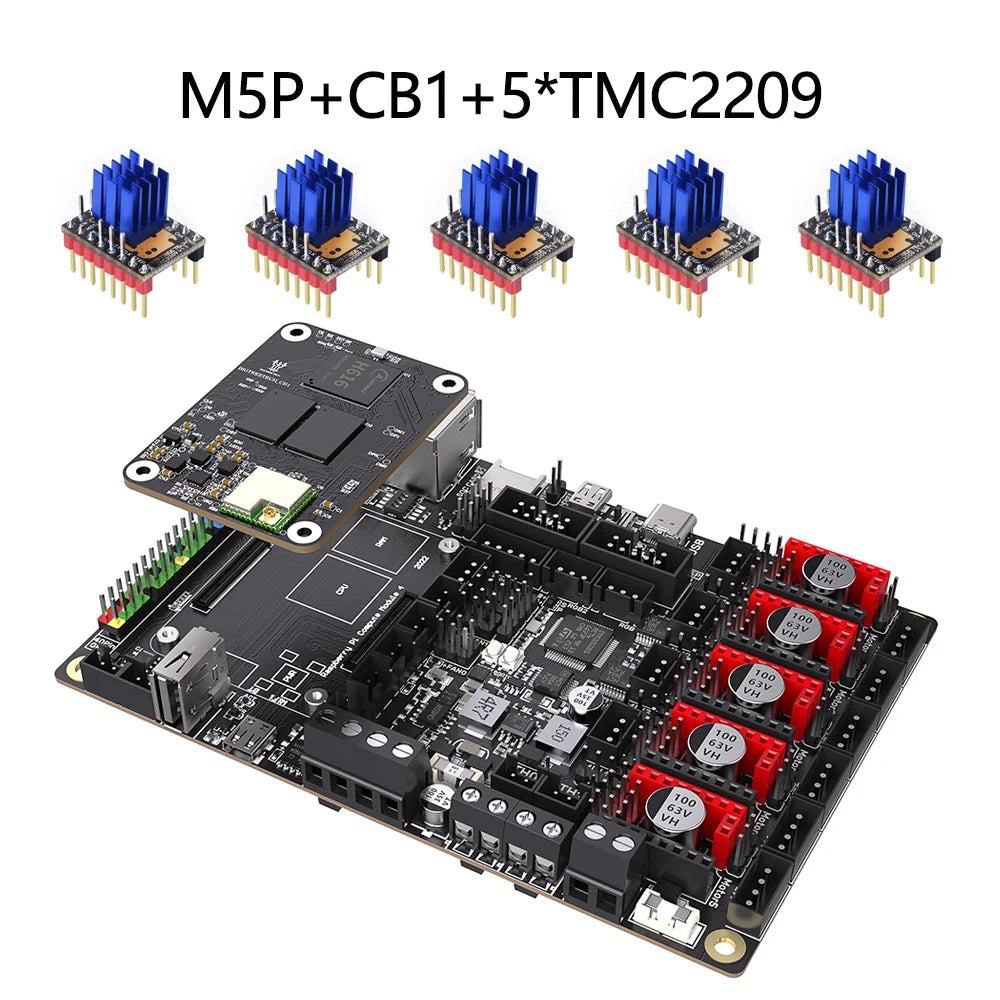BIGTREETECH Manta M4P M5P M8P Motherboard 32-Bit For TMC2209 CB1 Raspberry Pi CM4 Klipper Ender 3 Voron 3D Printer HDMI5 Screen