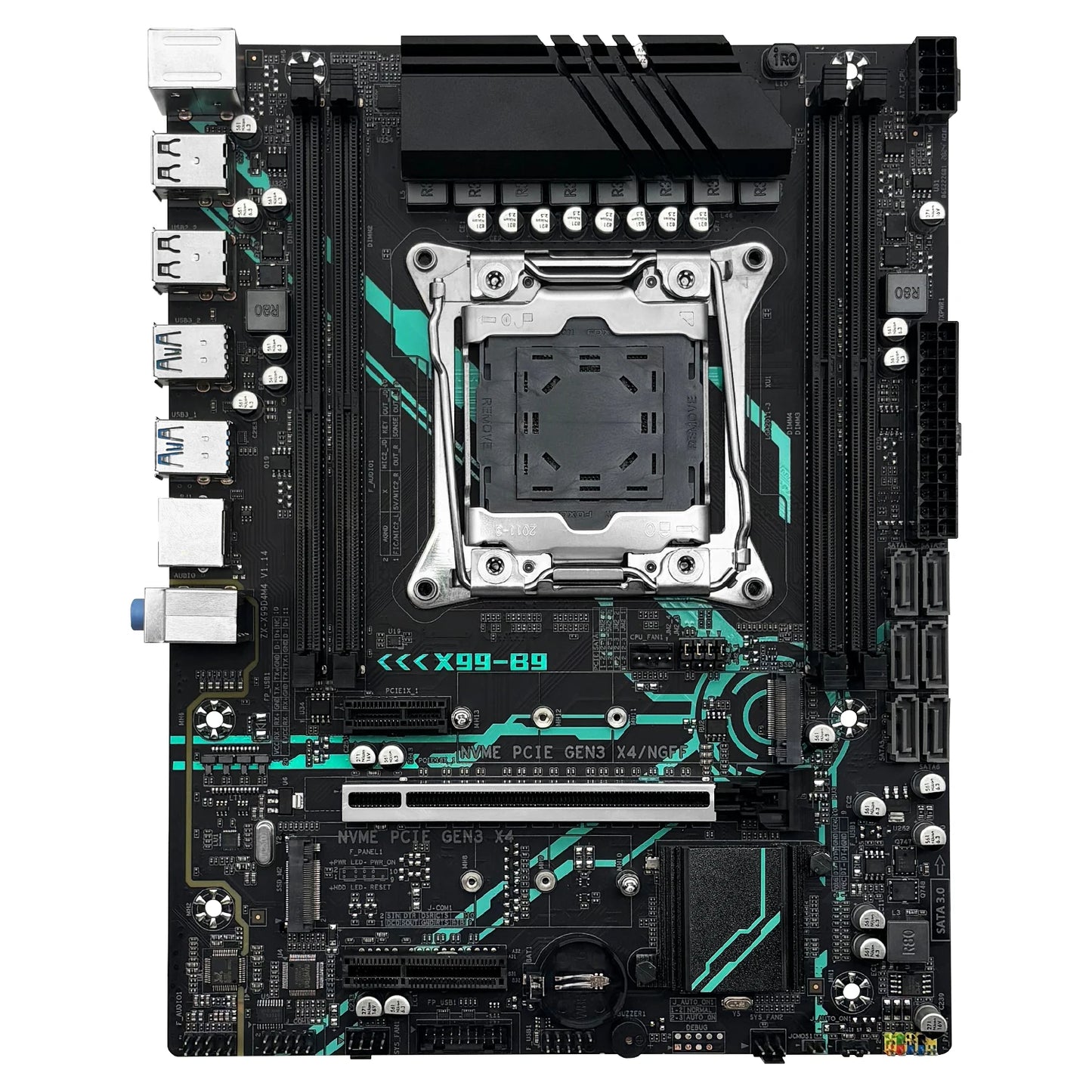 MACHINIST B9 Kit X99 Motherboard LGA2011-3 Intel Xeon E5 2650 V4 CPU processor Set ECC DDR4 16GB RAM Dual M.2 NVME SATA M-ATX