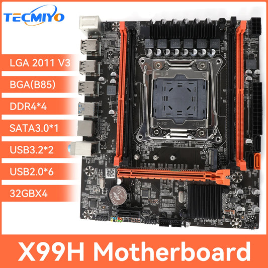 Motherboard X99H mainboard  support DDR4 RAM Socket LGA 2011V3 CPU