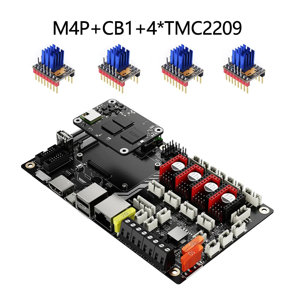 BIGTREETECH Manta M4P M5P M8P Motherboard 32-Bit For TMC2209 CB1 Raspberry Pi CM4 Klipper Ender 3 Voron 3D Printer HDMI5 Screen