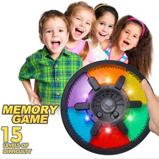 Memory Game Machine Handheld Electronic Memory Game with Light and Sound Puzzle Creative Interactive Game Toy Memory Training