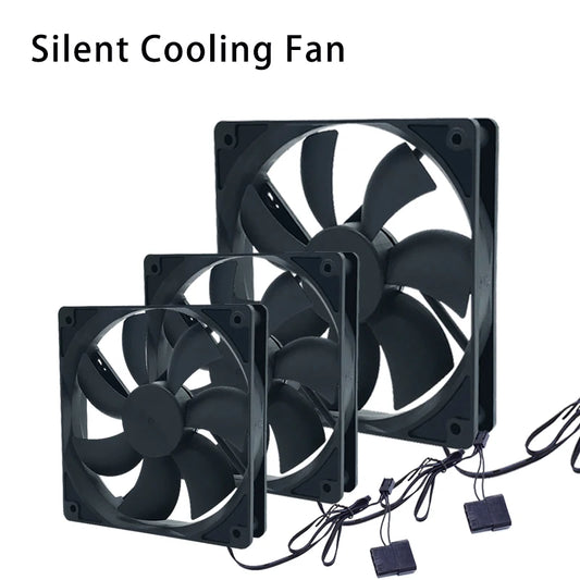 80mm 90mm 120mm Quiet Computer Fan Silent PC Fans For Computer PC Case GPU CPU Cooler Radiator Cooling