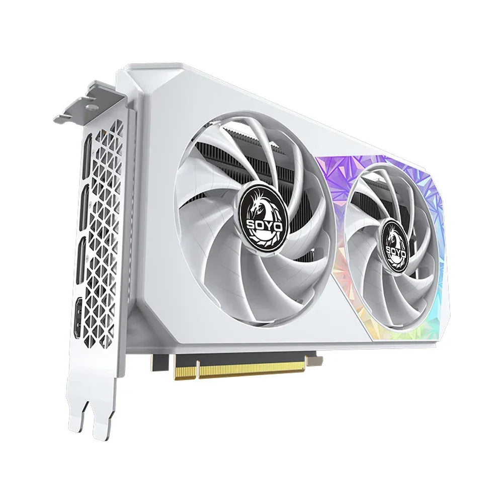 SOYO Graphics Cards GeForce RTX 3060 12GB NVIDIA GPU GDDR6 192bit 8Pin PCI-E 4.0 x16 rtx3060 12gb Suitable for gaming and office